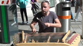 ★ Philip Russia Cimbalom Amazing Vienna Street Performers Live by Russian Austria FHD [upl. by Odnumyer]