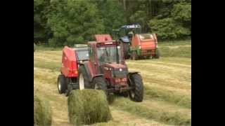 Dan OConnor baling silage [upl. by Eneleahcim]