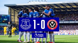 EVERTON 10 SHEFFIELD UNITED  Premier League highlights [upl. by Eelreveb]