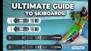 Snowfeet Snowblades  Skiboards  Skiblades  Short Skis  Complete Guide  All you need to know [upl. by Ylevol]