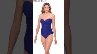 Miraclesuit Womens Rock Solid Madrid Underwire One Piece Swimsuit  SwimOutletcom [upl. by Mandi802]