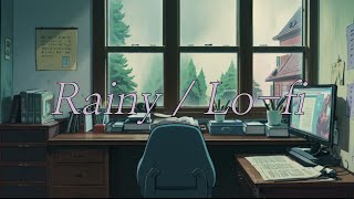 𝐏𝐥𝐚𝐲𝐥𝐢𝐬𝐭 공부할 때 책 읽을 때 듣는 편안한 LoFi 빗소리 BGM 1시간 연속재생 [upl. by Fleurette]