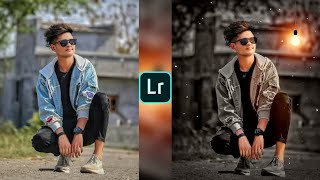 Lightroom light blub effect photo editing tutorial  lightroom background colour change preset [upl. by Carmelle]