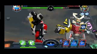 spd delta megazord vs samurai battlefield megazord powerrangers game robot battle game gamepla [upl. by Pendleton]