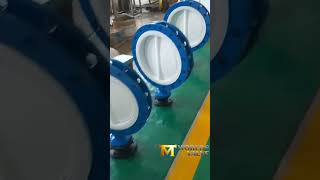 High Performance PTFE Butterfly Valve  Ultimate Corrosion Resistance valve machine worldsvalve [upl. by Irac876]