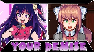 IDOLS PREDEMISE  YOUR DEMISE V2 But Its HOSHINO AI Vs MONIKA  FNF COVER [upl. by Arline]