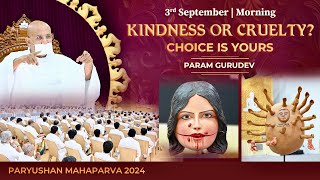 Paryushan 2024 LIVE Pravachan Day 3  Param Gurudev Shree Namramuni Maharaj Saheb  3 Sep 24 [upl. by Goldner734]