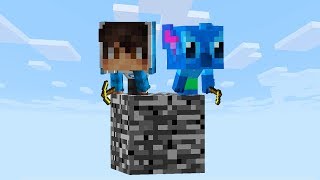 ¡2 NOOBS Y MIKECRACK SOBREVIVIMOS EN UN BLOQUE  MINECRAFT DIRECTO CON MIKECRACK [upl. by Hanfurd786]