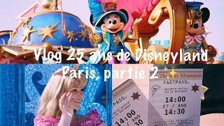 2 VLOG 25 ANS DISNEYLAND PARIS PARTIE 2 [upl. by Lonee]