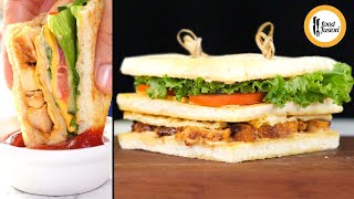 Restaurant Style Club Sandwich Recipe by Food Fusion [upl. by Medina]