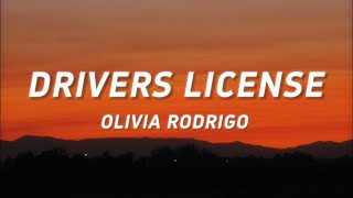 Olivia Rodrigo – drivers license Lyrics [upl. by Odnarb749]