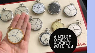 A Collection of 1930s  1940s Vintage Omega Pocket Watches  Which is your favorite [upl. by Wat329]