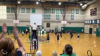 7th grade A Team Volleyball Libero Game 3 Highlights [upl. by Maurise]