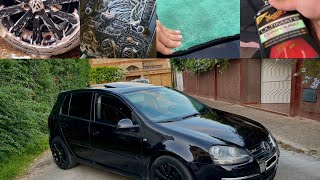 VW GOLF 5 Rline GT Sport DSG Detail  Deep Cleaning and Polish with Meguiars Compound [upl. by Jacquelin750]