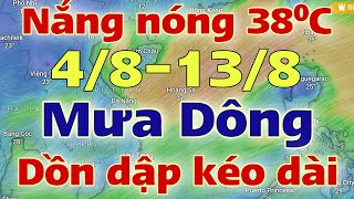 Dự báo thời tiết mới nhất ngày mai 482024  dự báo bão mới nhất  thời tiết 3 ngày tới [upl. by Scurlock]