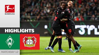 SV Werder Bremen  Bayer 04 Leverkusen 03  MD12 – Bundesliga 2324 [upl. by Knapp]