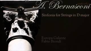 Andrea Bernasconi  Sinfonia for Strings in D major [upl. by Gunthar]