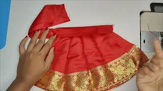 Lehenga easy cutting and stitching 2024 viral trending [upl. by Nellad]