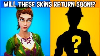 5 RARE SKINS That HAVENT RETURNED in Fortnite when will they return [upl. by Draneb]