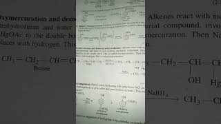 Oxymercuration amp demercuration of alkenes  some important name reaction  Alcohol phenol ether [upl. by Lulita41]