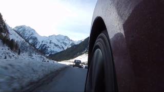 Driving away from Skiresort Stubaier Gletscher Twingo Sport [upl. by Ojytteb660]