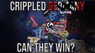 What if GERMANY was CRIPPLED AFTER WORLD WAR 1  HOI4 TIMELAPSE [upl. by Neerbas893]