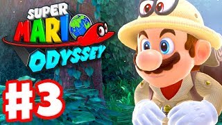 Super Mario Odyssey  Gameplay Walkthrough Part 3  Wooded Kingdom Steam Gardens Nintendo Switch [upl. by Aiel752]