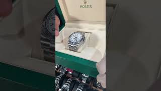 Rolex Explorer II 42 White Dial Orange Hand Steel Mens Watch 216570 Review  SwissWatchExpo [upl. by Patrizio479]