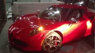 Alfa Romeo 4C Sound Exhaust Pipes  Review Interior amp Exterior [upl. by Ynnavoig458]