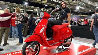 Robots First Look at the New 2024 Vespa GTV HPE2 [upl. by Oruhtra]