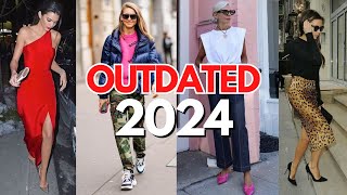 24 Fashion Trends OUT OF STYLE 2024 [upl. by Adnirual]