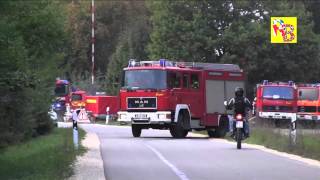 Große Waldbrandübung im Landkreis Regensburg  43 Feuerwehren im Einsatz [upl. by Cadal]