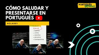 1 Como saludar y presentarse en Portugués [upl. by Laforge426]