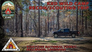 Kisatchie NF Wild Camp ReconScouting Trip  022524 [upl. by Rehpotirhc]