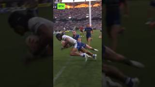 😤 Stephen Crichton scores his First try in Bulldogs debut 🔥🙌🏽 Critta nrl rugbyleague critta [upl. by Siva991]