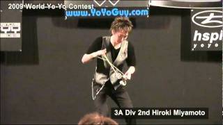 World YoYo Contest 2009  3A Div 2nd Hiroki Miyamoto [upl. by Hugh459]