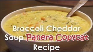 Broccoli Cheddar Soup AMAZING  Panera Broccoli cheddar soup copycat recipe [upl. by Nodearb290]