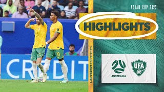 Australia v Uzbekistan  Highlights  AFC Asian Cup 2023 [upl. by Imnubulo]