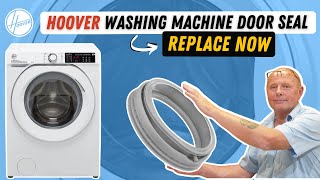 How to replace a washing machine door seal on Hoover Candy Iberian Teka Otsein amp Zerowatt [upl. by Ylus]