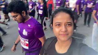 New Delhi Marathon Running 🏃‍♀️Practice Delhi early morning Ambassador  Soha Ali Khan 📣 [upl. by Craven]