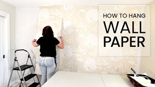 How to Hang Wallpaper with Paste [upl. by Anyt]