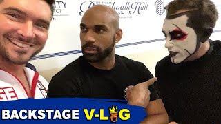 Scorpio Sky Meets Danhausen Backstage at AEW • Ethan Page Vlog [upl. by Kellsie]