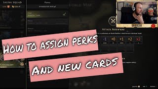 Gloomhaven Steam  How to Assign Perks and New Level Up Cards [upl. by Skrap235]