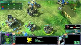 Starcraft 2 Terran TLOs Thor Drop Build Order [upl. by Cia295]