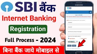 SBI Net Banking Online Registration  Sbi Net banking Kaise Kare  Sbi Net Banking [upl. by Ause]