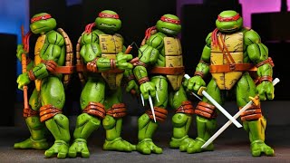 New Neca TMNT Teenage Mutant Ninja Turtles Mirage Comics figures available at entertainment earth [upl. by Michey]