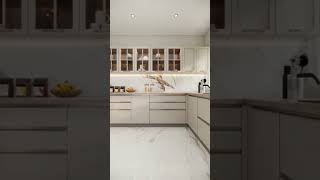 modern kitchen tiles design short video 2024 [upl. by Nanyk647]