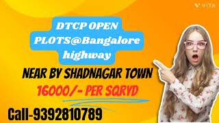 📞9392810789 VIRTUSA LIFE SPACES DTCP OPEN PLOTSSHADNAGAR TOWN [upl. by Gladdie]