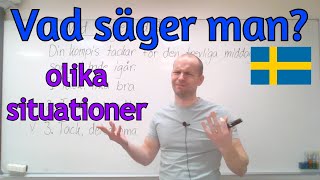 Vad säger man olika situationer SFI [upl. by Kathye]