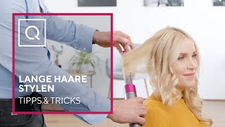 DYSON Airwrap™ Anwendung bei langem Haar  Tipps amp Tricks  QVC [upl. by Yerffoj]